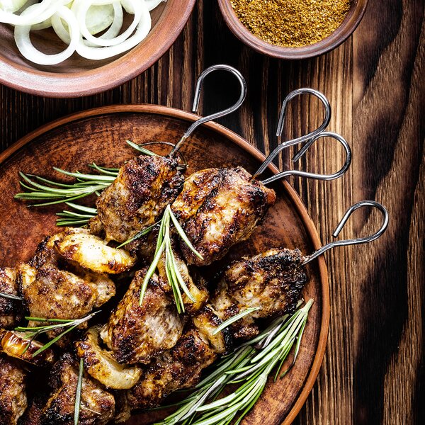 Grilovací jehly na potraviny 6 ks