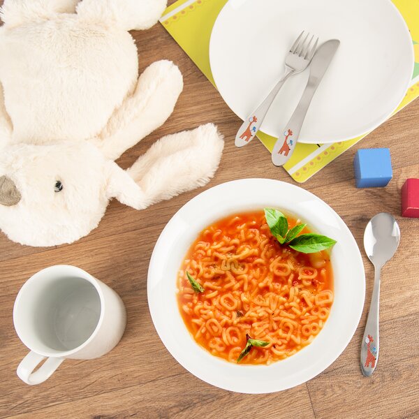 Jídelní dětské příbory ŽIRAFA 3 díly