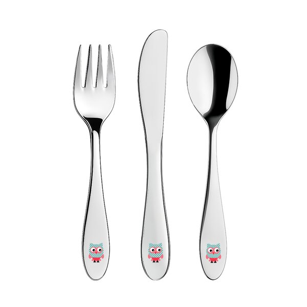 Jídelní dětské příbory SOVA 3 díly