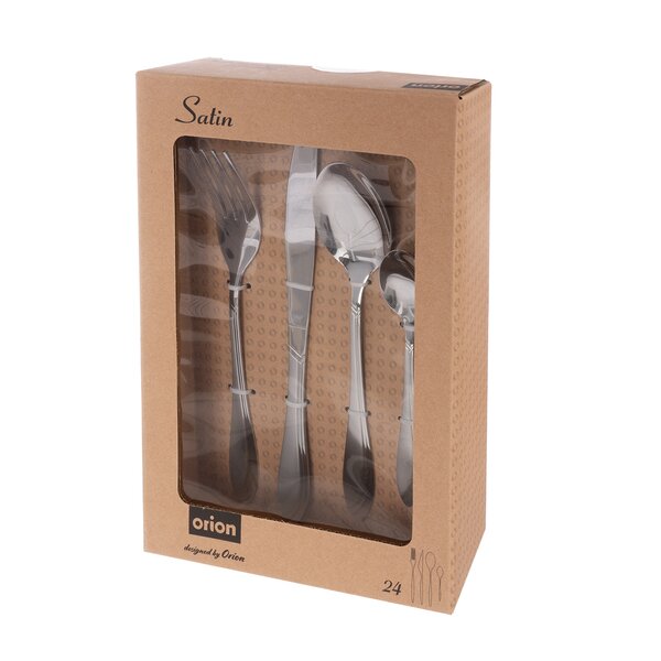 Jídelní příbory Satin 24 dílů
