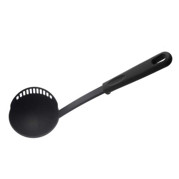 Naběračka s cedníkem BLACKLINE 30,5 cm, pr. 9 cm