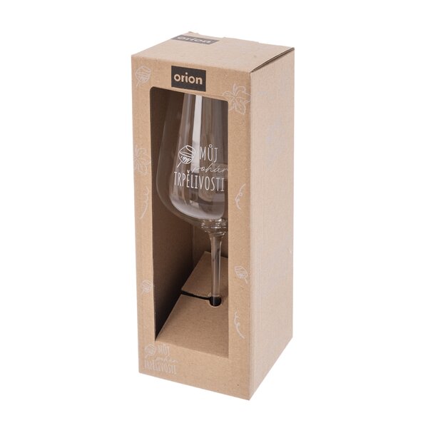 Sklenice na víno Můj pohár trpělivosti 0,45 l 1 ks