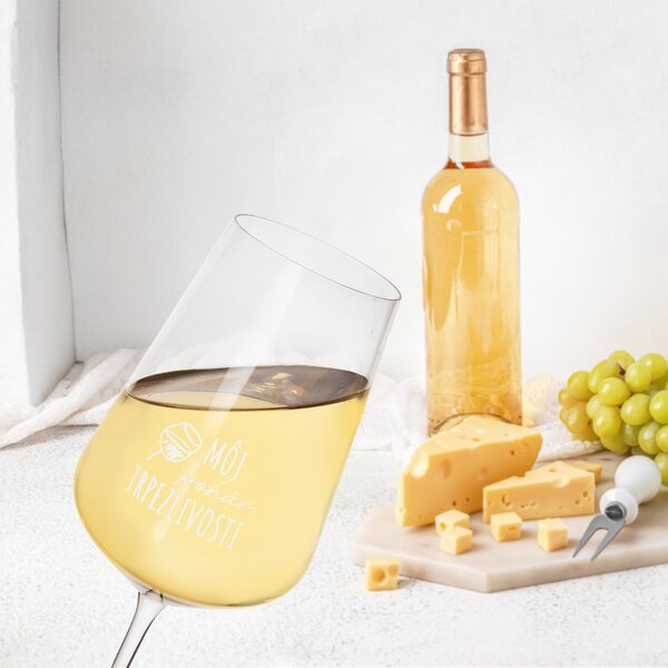 Sklenice na víno Môj pohár trpezlivosti 0,45 l 1 ks