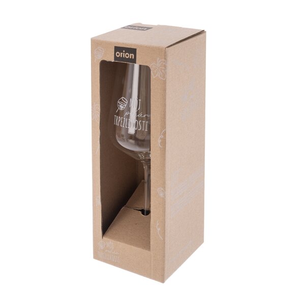 Sklenice na víno Môj pohár trpezlivosti 0,45 l 1 ks