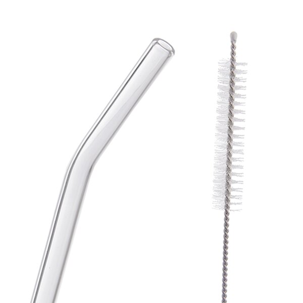 Nápojové brčko 4 ks s kartáčkem			