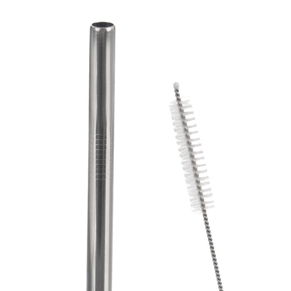 Nápojové brčko na smoothie 4 ks s kartáčkem