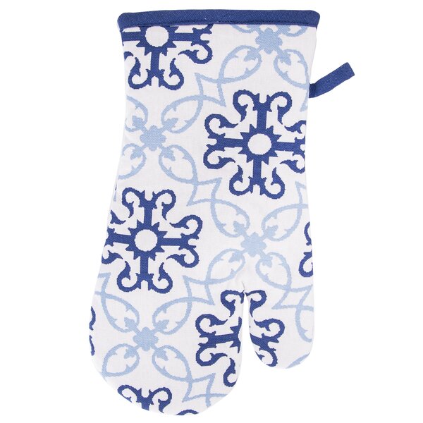 Kuchyňská chňapka s magnetem Blue shapes