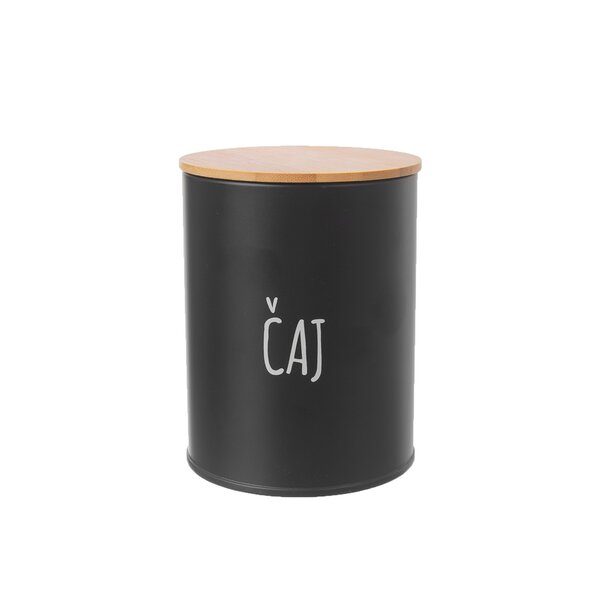 Dóza Čaj BLACK pr. 9,5 cm