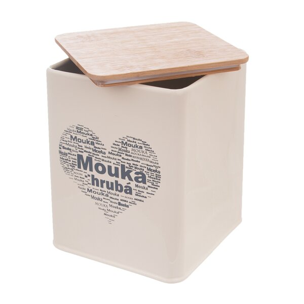 Dóza Mouka hrubá SRDCE 11,5x11,5x14 cm