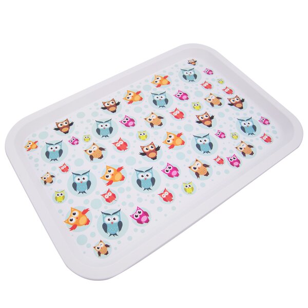 Servírovací dětský tác malá SOVA 30,5x21 cm
