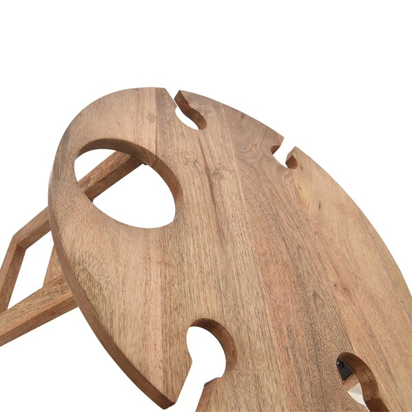 Piknikový tác-stolek MANGO pr. 39,5 cm, v. 24,5 cm