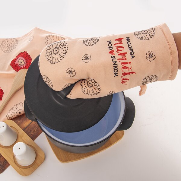 Kuchyňská chňapka s magnetem NAJLEPŠIA MAMIČKA