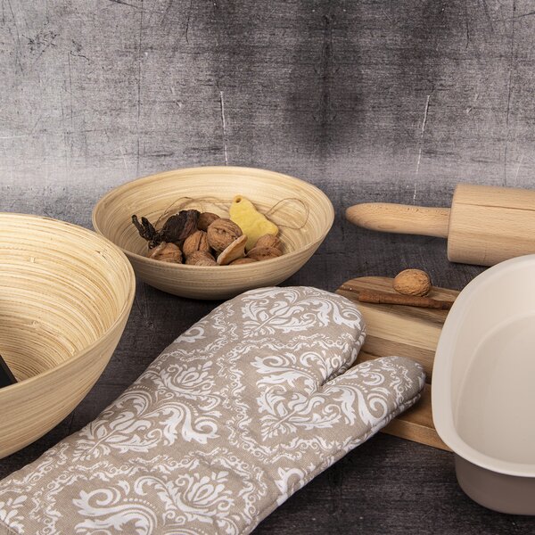 Kuchyňská chňapka s magnetem Beige