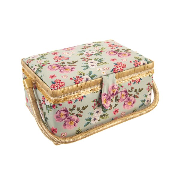 Kazeta na šití KVĚT 24x18x13 cm