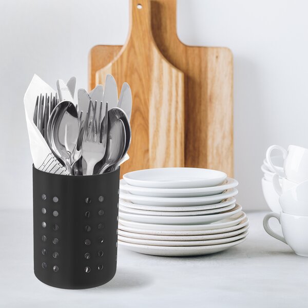 Stojan na příbory BLACK pr. 9,3 cm