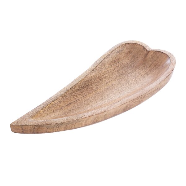 Servírovací tác MANGO srdce 38x15,5 cm