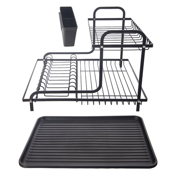 Odkapávač na nádobí RADKA s podnosem 2 patra