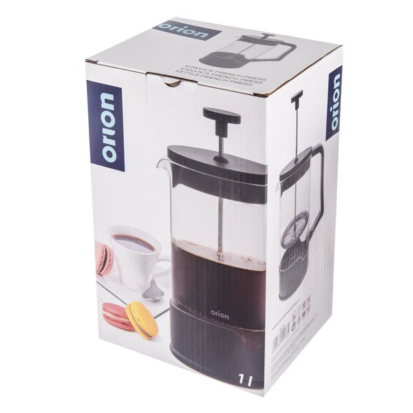 Konvice french press 1 l BLACK