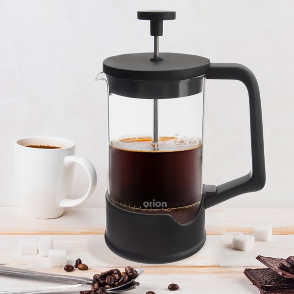 Konvice french press BLACK 0,65 l