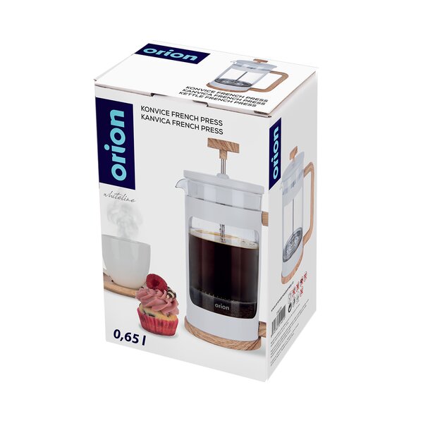 Konvička french press WHITELINE 0,65 l