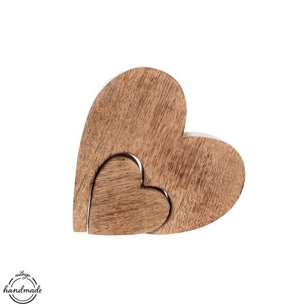 Dekorace srdce MANGO