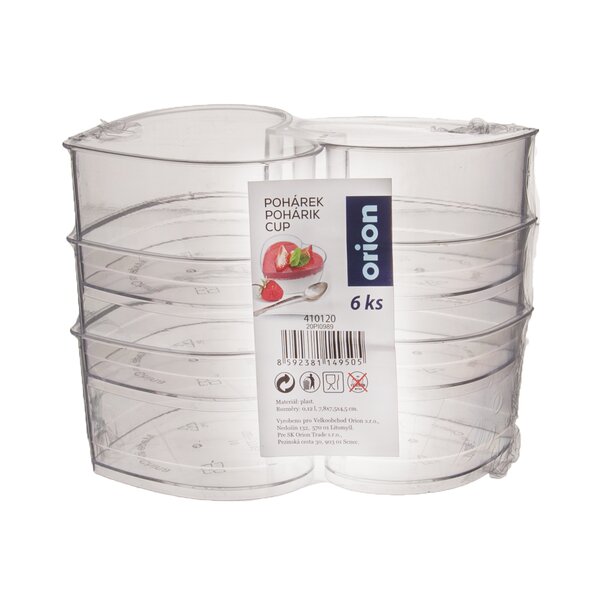 Pohárek dezert 0,12 l 6 ks