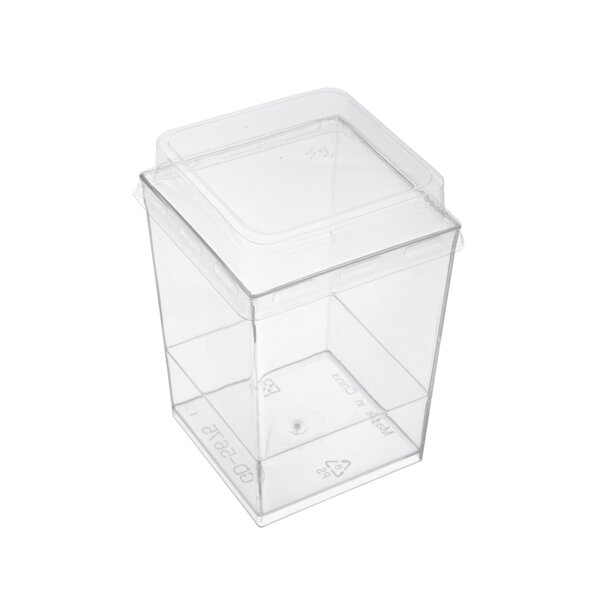 Pohárek s víčkem panna cotta 0,17 l 4 ks