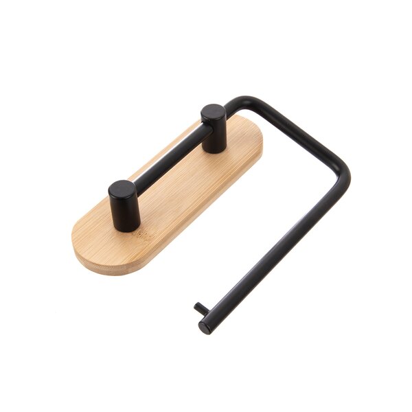 Držák toaletního papíru samolepicí BLACK