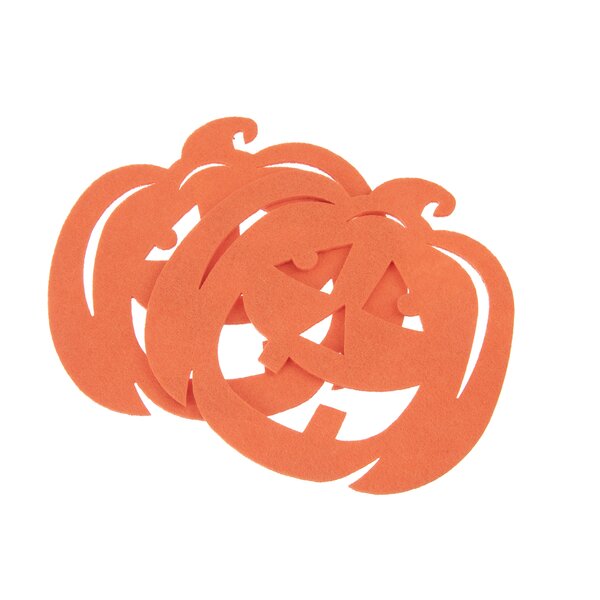 Podtácek Halloween dýně 4 ks