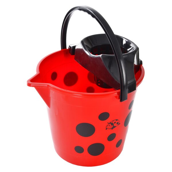 Vědro k mopu beruška 10 l