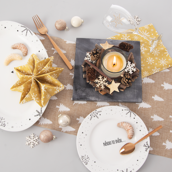 Běhoun vánoční 270x28 cm