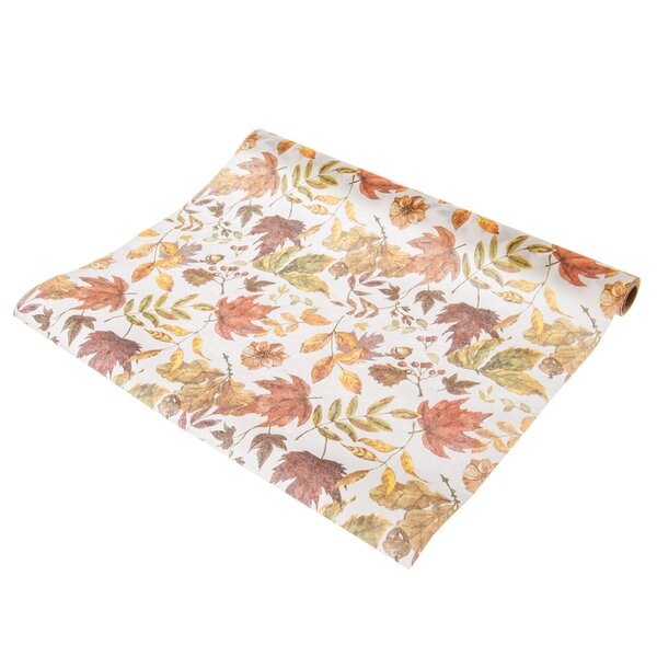 Běhoun podzimní listí 180x40 cm