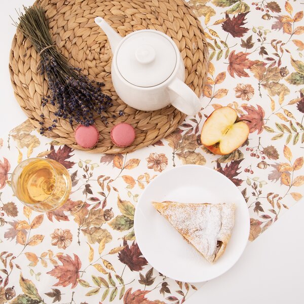 Běhoun podzimní listí 180x40 cm