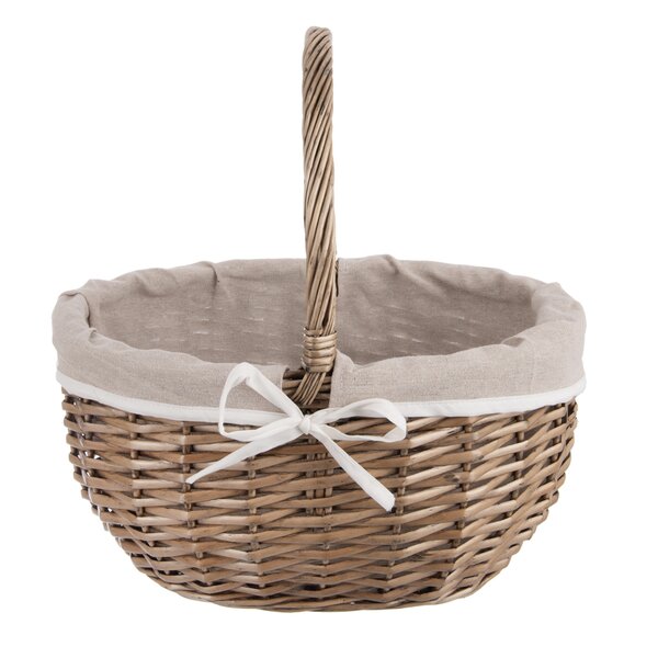 Piknikový koš s textilní vsadkou