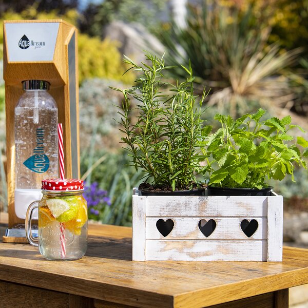 Dekorativní bedýnka SRDCE 31x21x14 cm