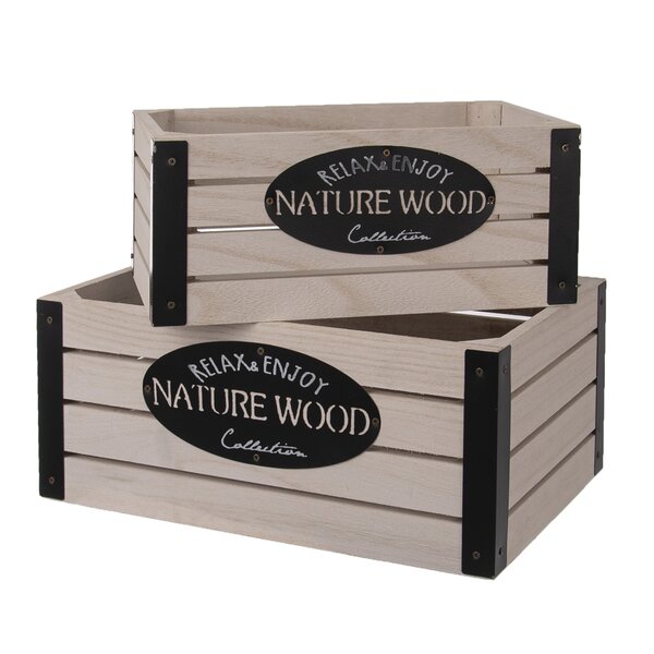 Dekorativní bedýnka Rustic 26x16x11 cm