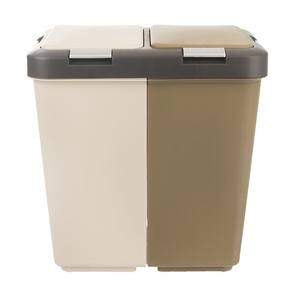 Odpadkový koš na tříděný odpad Dust 2x20 l