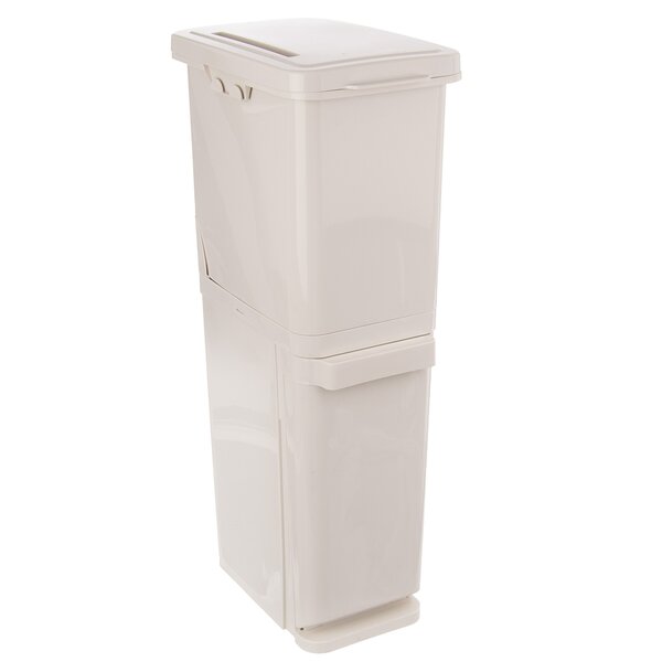 Odpadkový koš na tříděný odpad 20+15 l 2 díly