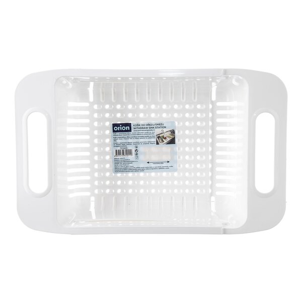 Košík do dřezu 32/44x20x8 cm