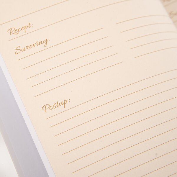 Kniha na recepty DOMKY 