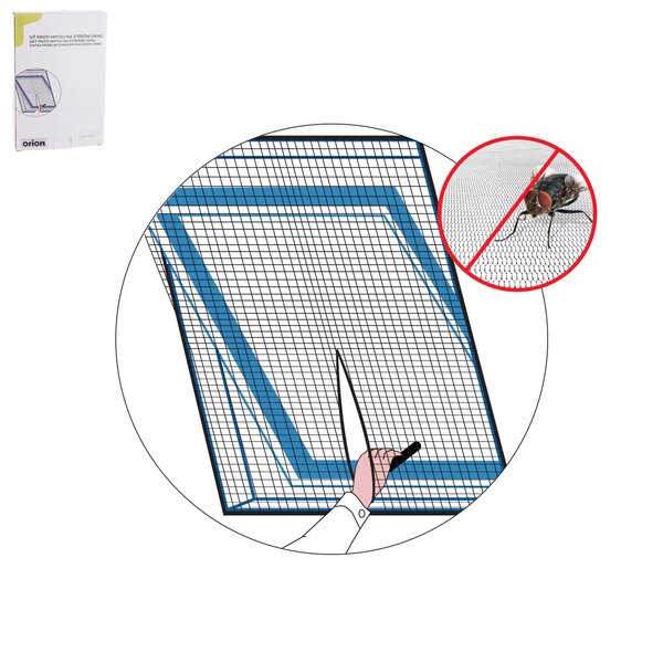 Síť proti hmyzu střešní okno 120x140 cm