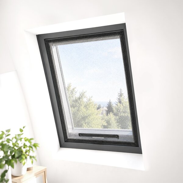 Síť proti hmyzu střešní okno 120x140 cm černá