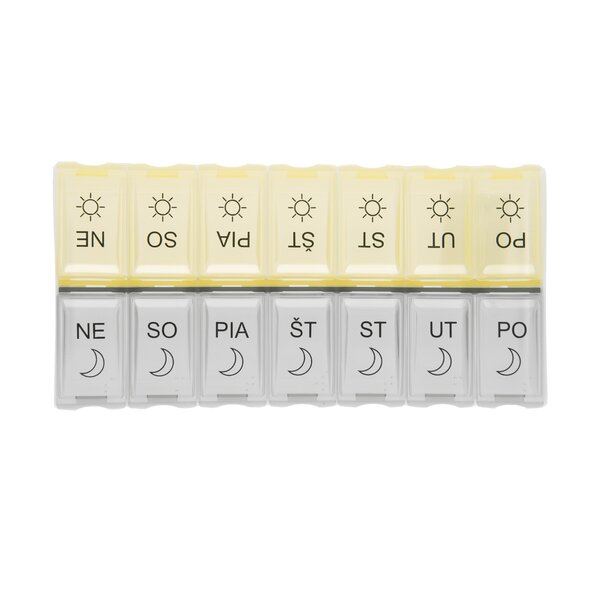 Organizér na léky týdenní 2 sekce