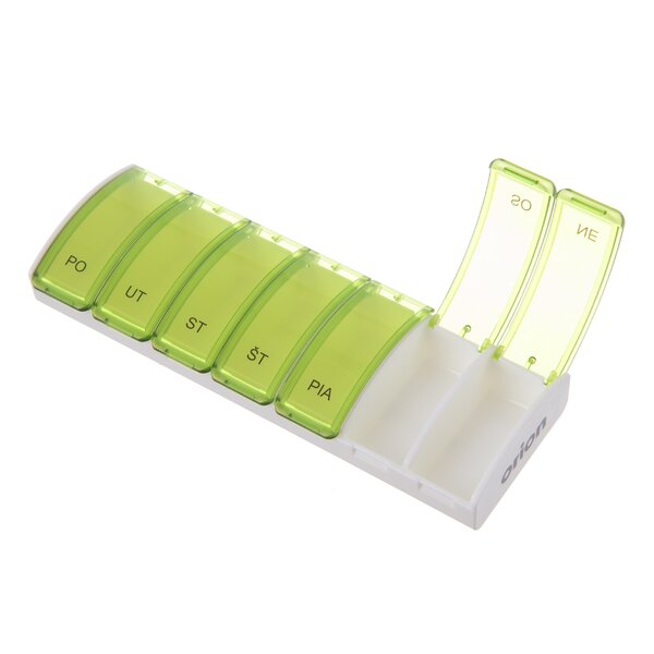 Organizér na léky týdenní s pouzdrem