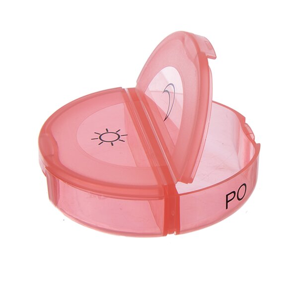 Organizér na léky týdenní 2 sekce s obalem