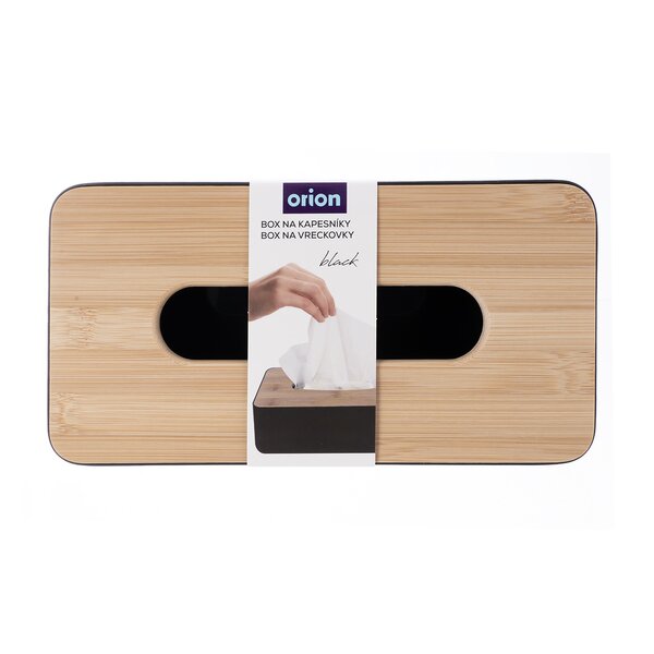 Box na papírové kapesníky BLACK