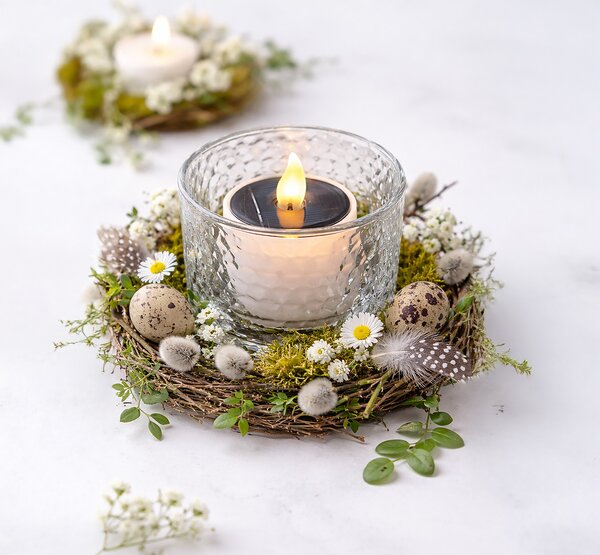 Dekorativní svíčka LED solární 4 ks