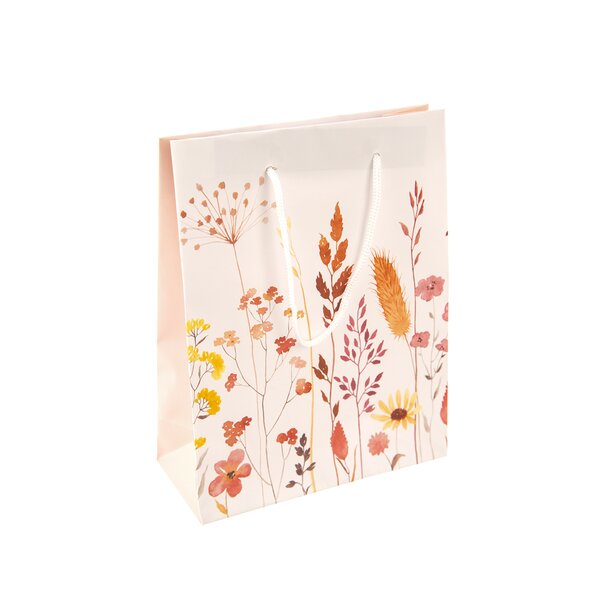 Dárková taška květy 18x8x23 cm