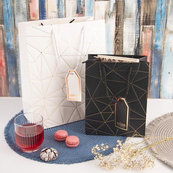 Dárková taška mřížka 18x10x23 cm