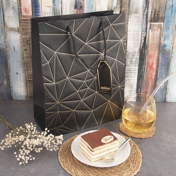 Dárková taška mřížka 26x12x32 cm